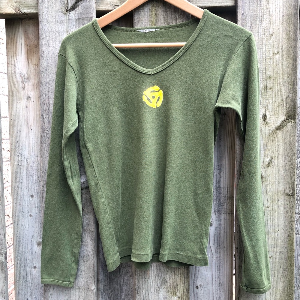 45 RPM Vinyl Adaptor Tshirt